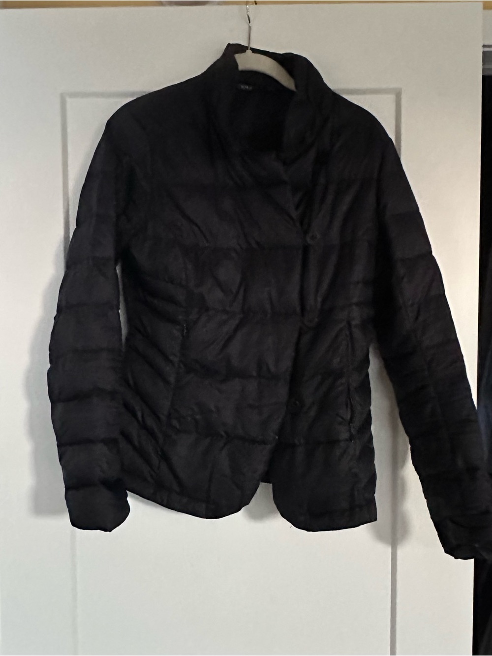 Nau Black Quilted Packable Puffer Jacket